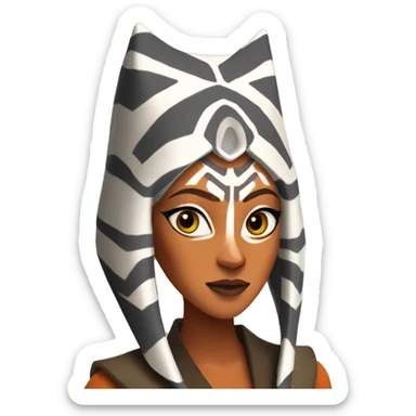 Ahsoka from Star Wars sticker