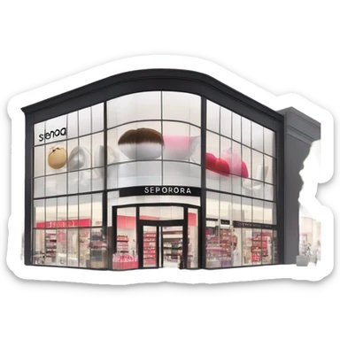 Front building of Sephora  sticker