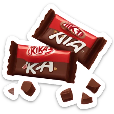 kitkat candy sticker