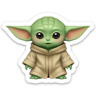 Baby yoda sticker
