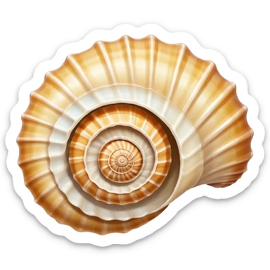 A seashell resting in shallow water on sandy seabed.


























































 sticker