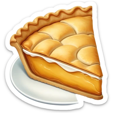 Flipper pie sticker