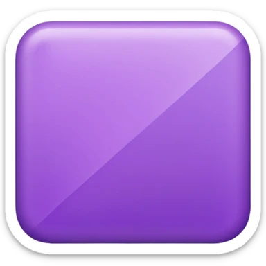 purple Rectangle shape sticker