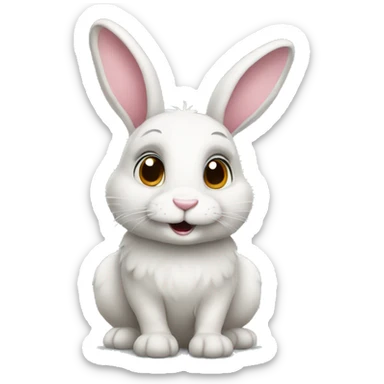 bunny sticker