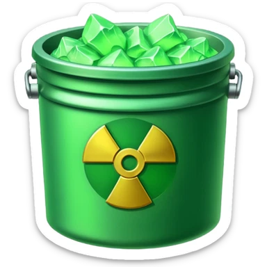 nuclear waste sticker