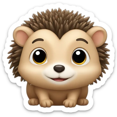 hedgehog comes with a bundle sticker