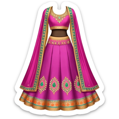 indian lehenga sticker