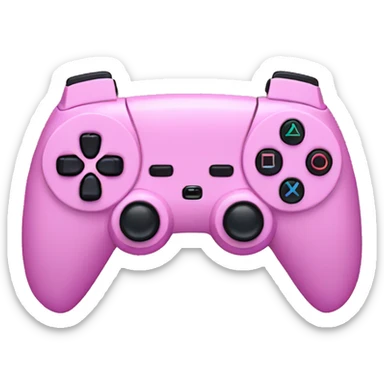 Pink ps5 controller sticker
