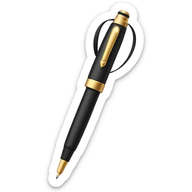 calligraphy pen sticker