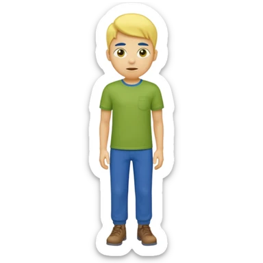 Make a roblox noob sticker