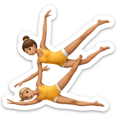 Doing the splits sticker
