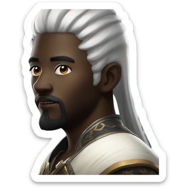 black spirit from black desert mobile sticker