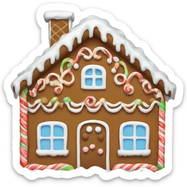 Gingerbread house  sticker