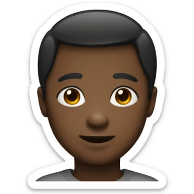 black male with down syndrome sticker