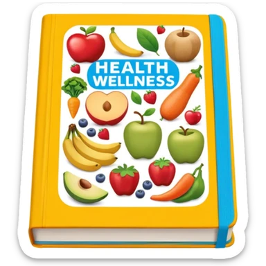 health and wellness book sticker