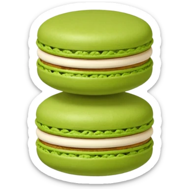 a Green Macaroon sticker