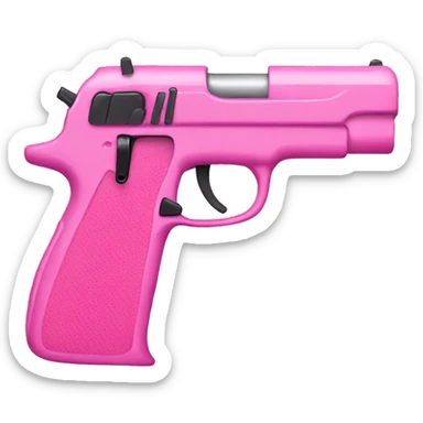 Pink Gun sticker