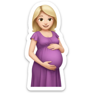 Pregnant tales sticker