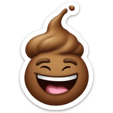 Cheerful poop Cheerful poop sticker
