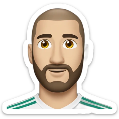 karim benzema sticker