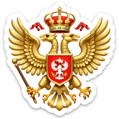 Russian coat of arms sticker