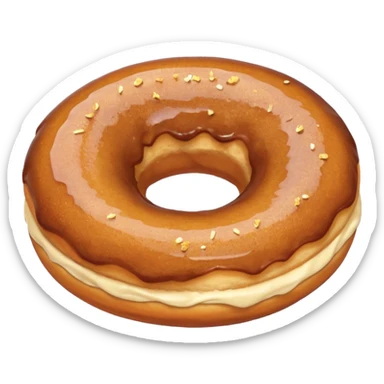 cinnamon sugar donut sticker