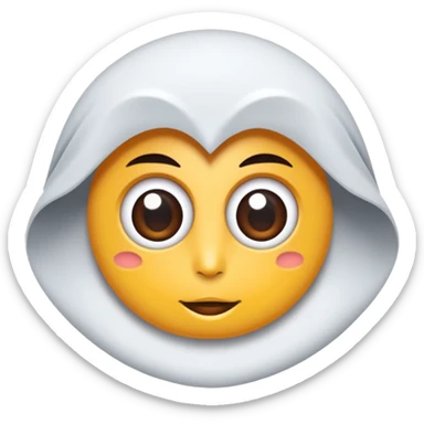 Beyaz Kediyle bayan yanyana kahve beyaz battaniye sticker