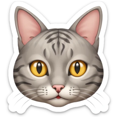 Cat with Tourette’s  sticker