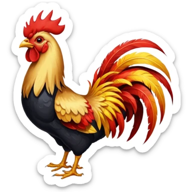 Cock sticker