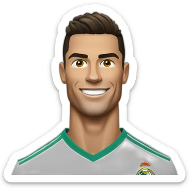 Cristiano Ronaldo Real Madrid sticker