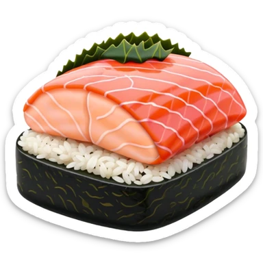 Pink sushi sticker