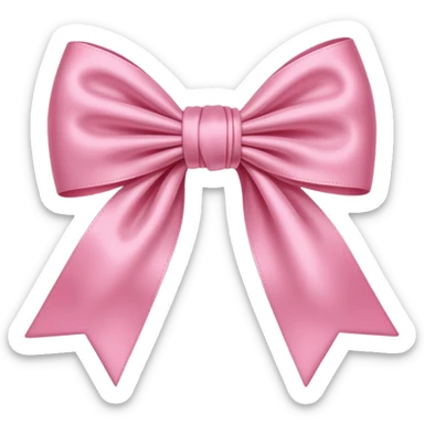 A coquette bow  sticker