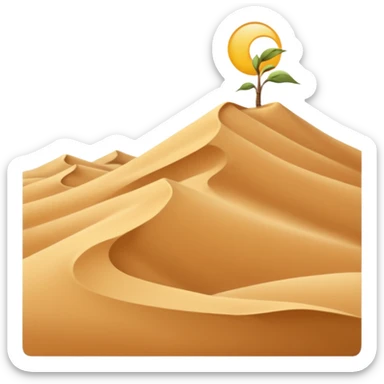 A sandy desert dune shaped by wind over time.




















































 sticker