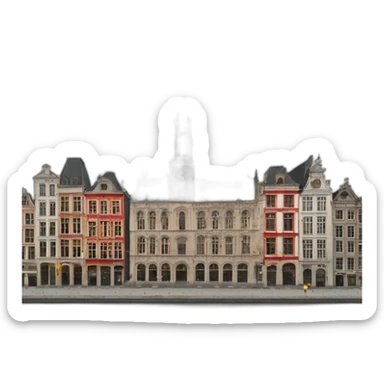 city of liege belgium sticker