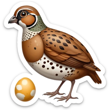 can you make a quail and quail egg emoji sticker