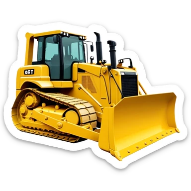 Bulldozer - CAT D6T (Model Year: 2021) (Iconic colour: Yellow) sticker