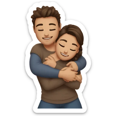 gf doing hugs sticker