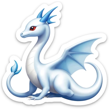 Dragonair-Latias-Fakémon-hybrid-creature (full body)  sticker