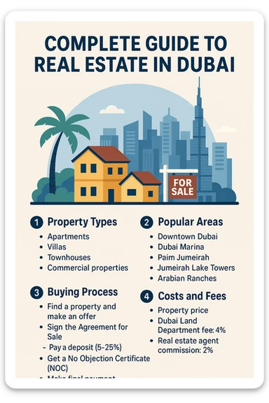 Complete guide to real estate in Dubai sticker