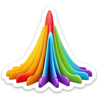 a plot of a multiple normal distribution sticker