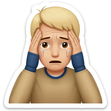 Etourmi qui fait un facepalme sticker