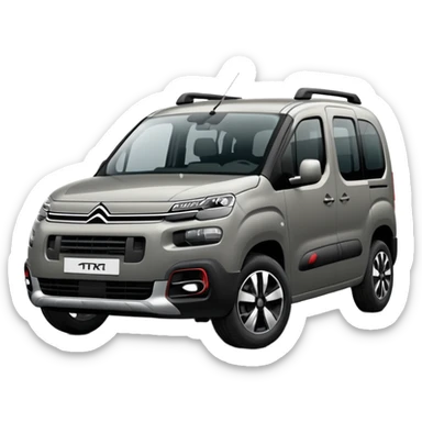  2025 xtr Ctroen Berlingo gri sticker