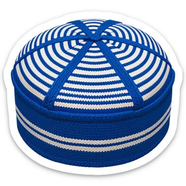 a jewish kippah sticker