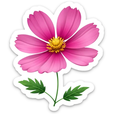 cosmos flower  sticker