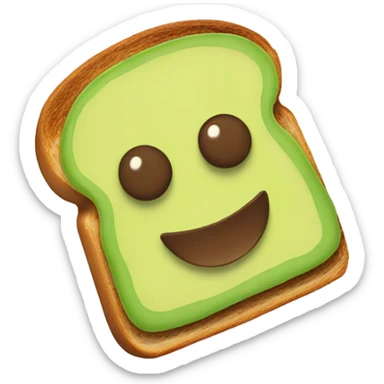 Avocado toast sticker