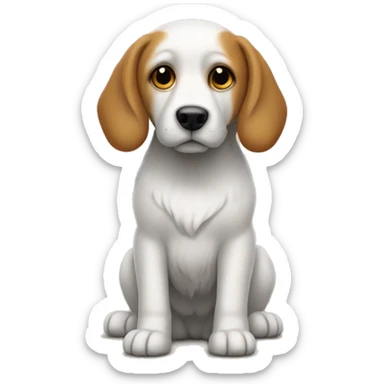 Un chien avec des ailes sticker