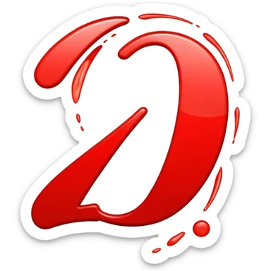 Bold red number 1000000 with energetic double underlines like the 100 emoji, vibrant and dynamic design conveying extreme approval and excitement sticker