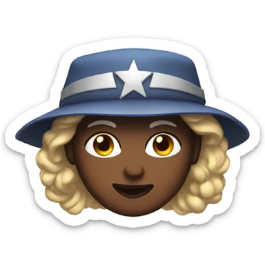 famele super hero sticker