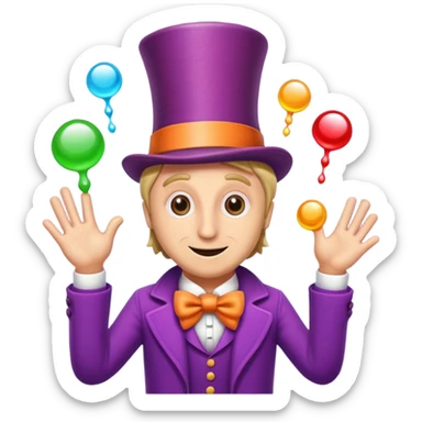 Wonka factory sticker