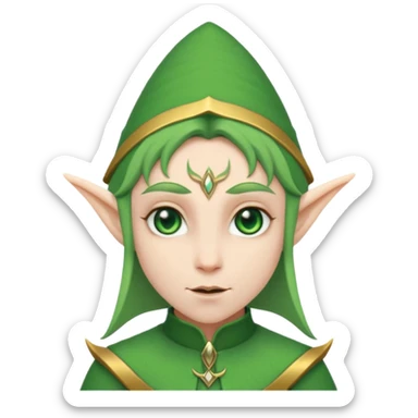 Cool elf sticker
